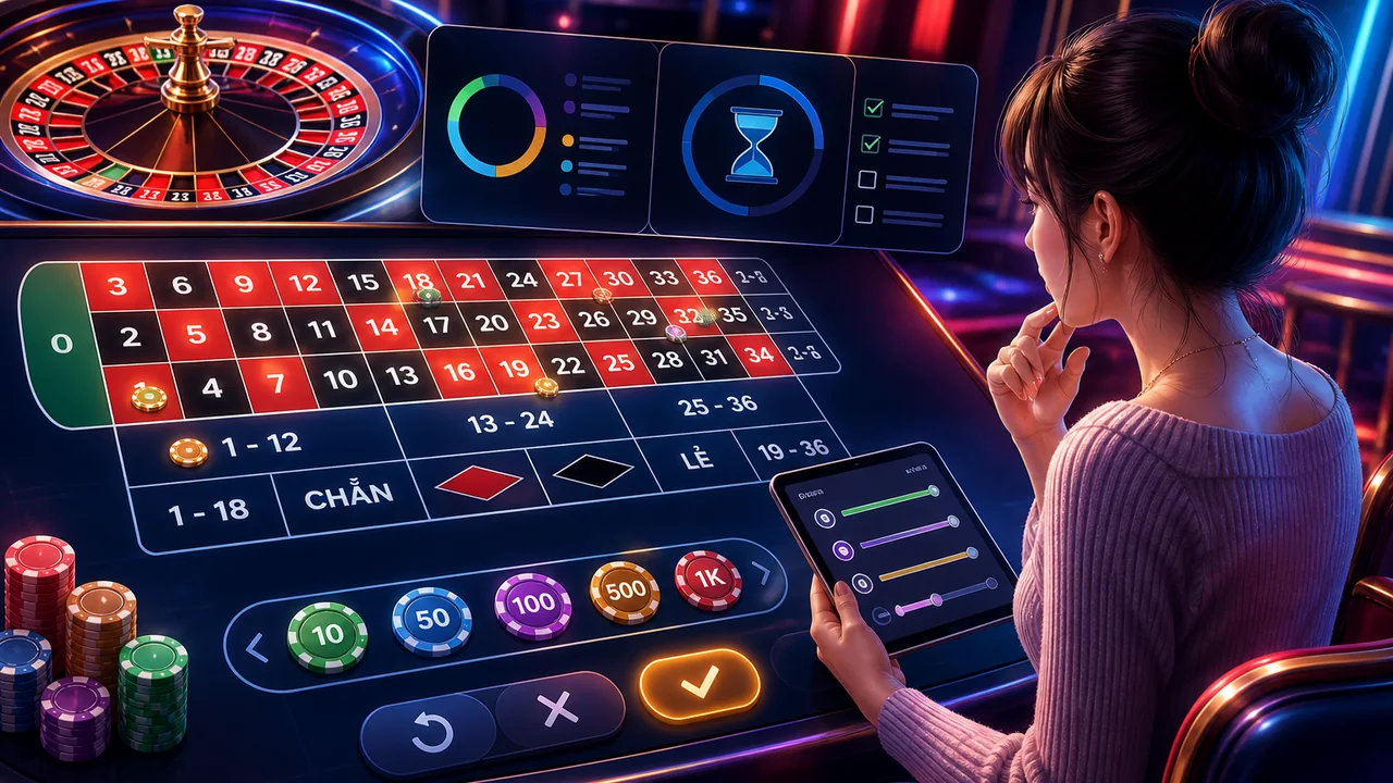 Đọc bàn, đặt giới hạn và dừng đúng lúc: hướng dẫn roulette Hi88 cho người mới